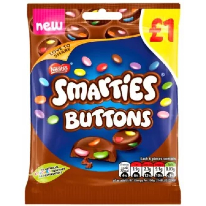 Nestlé Smarties Buttons - (UK)