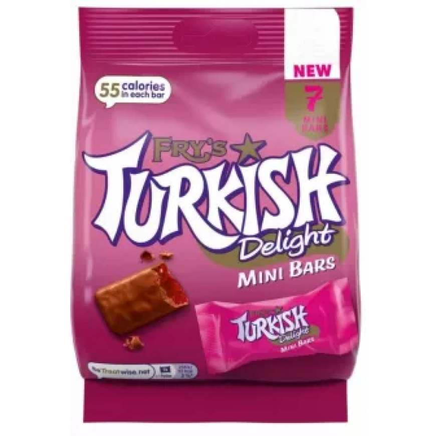 Fry's Turkish Delight Mini Bars- (UK)