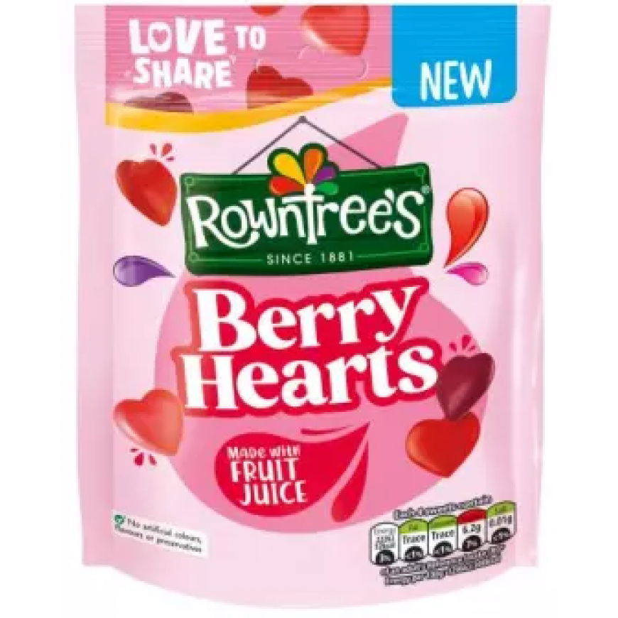 Rowntrees Berry Hearts - (UK)