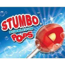 Stumbo Pops - Mouth Painter Blue Bubblegum