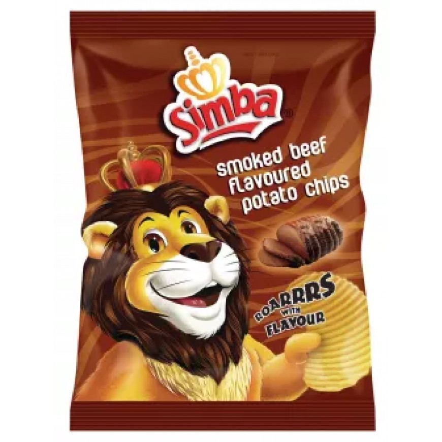 Simba Chips Smoked Beef