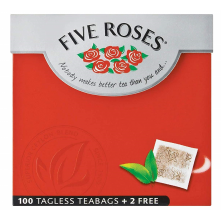 Five Roses Tea 102 Tagless Teabags